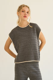 The Greii Grey Knit Top 30a