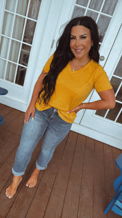 Special A Mid rise Tummy Control Slim Straight Leg Jeans