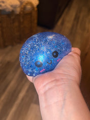 Blue Sparkle Dumpling Squishy