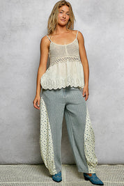 Pol Denim and Floral Jeans