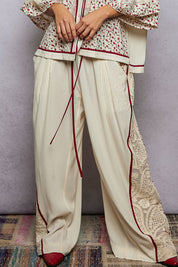 POL Cream and Lace Pants