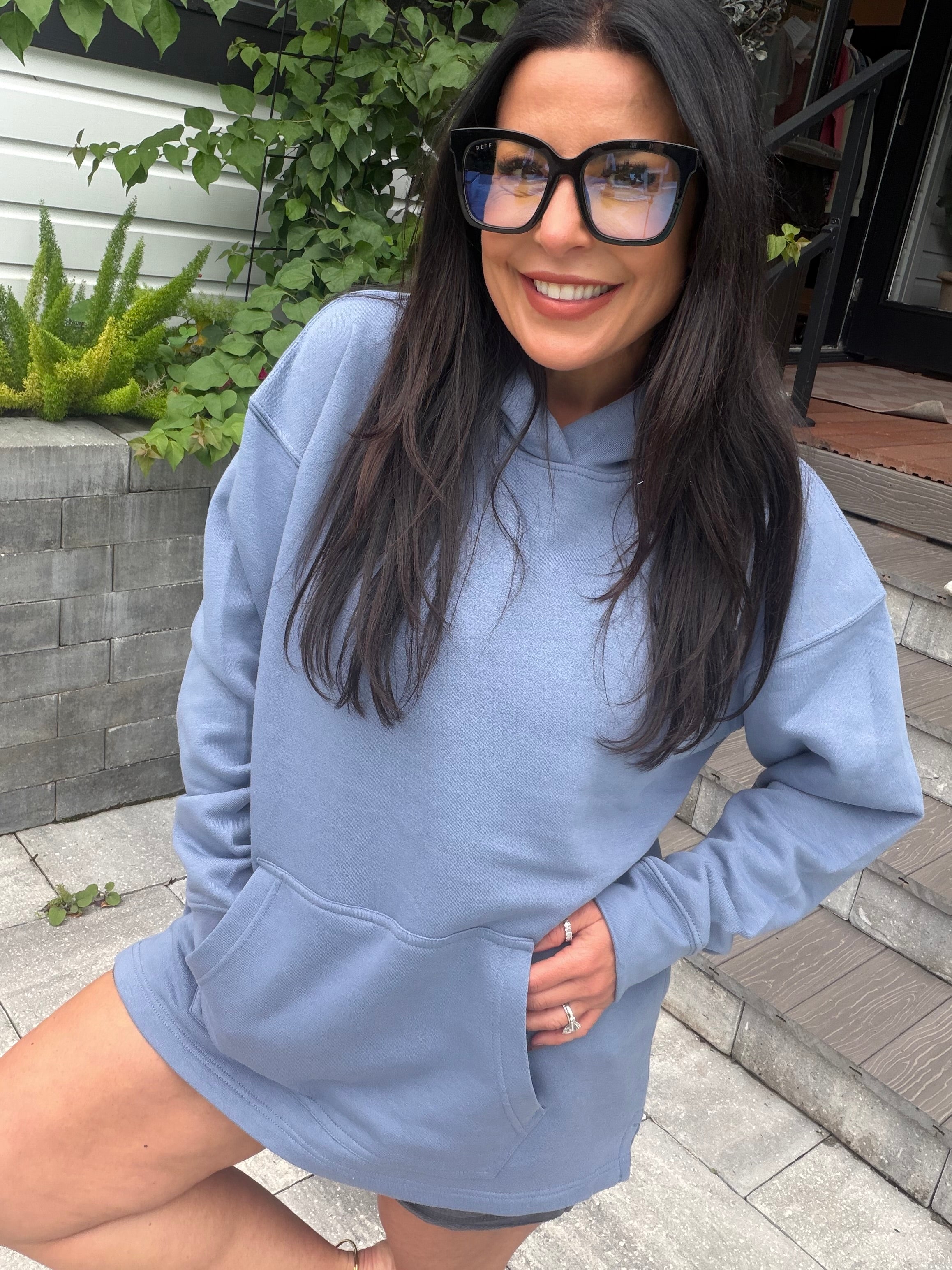 Denim Blue  Ultra Soft Comfy Hoodie