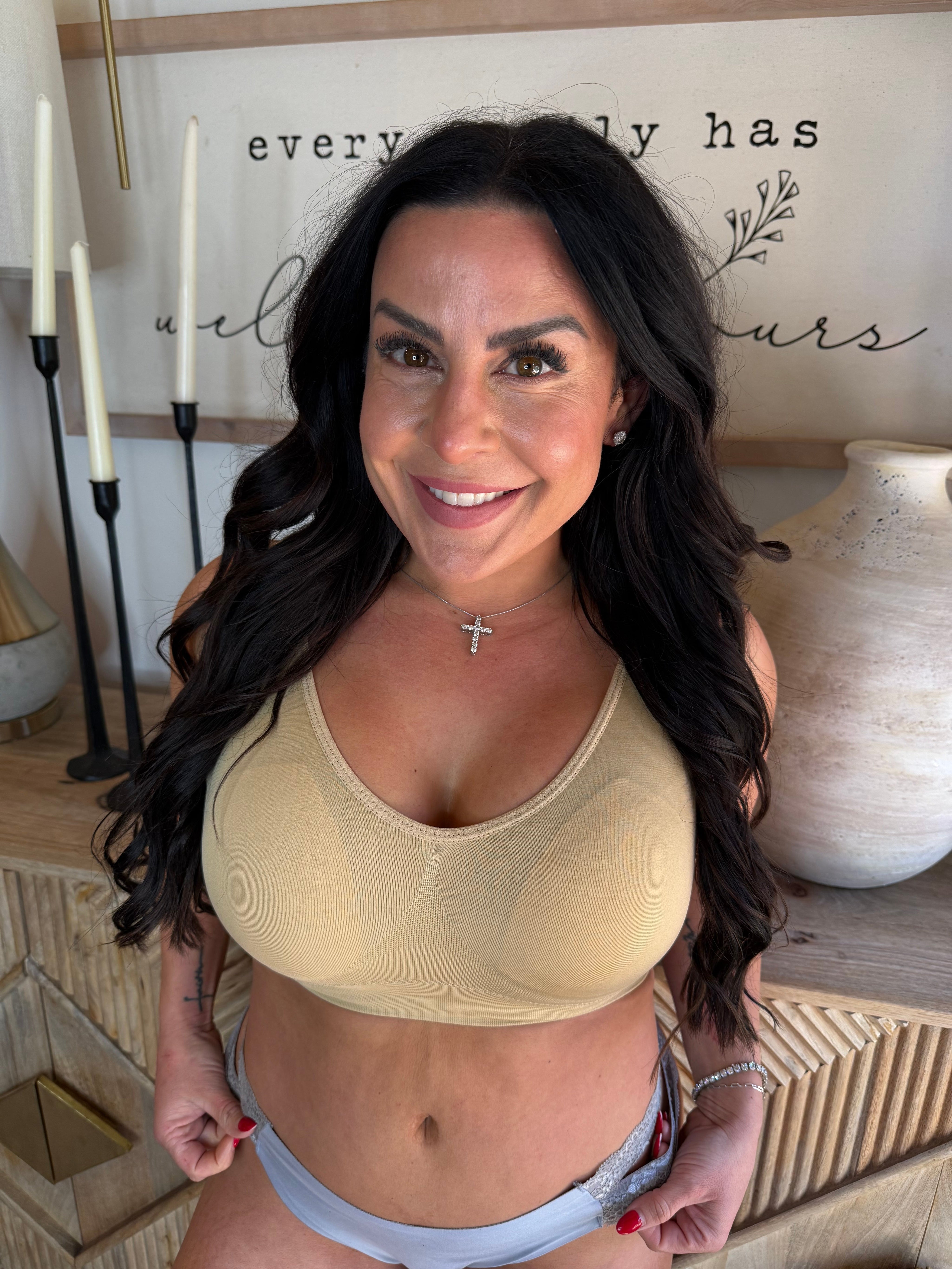 Sassy Tan Seamless Body Shaping Bra