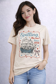 Spilling tea since 1776 Graphic Tee