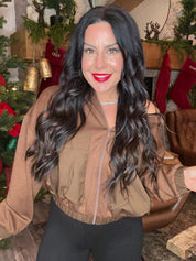 Brown Ultra Soft Zip Hoodie Jacket