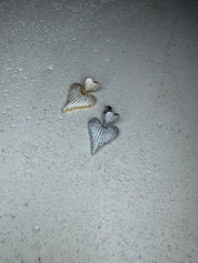 B.B.Lila Heart Hug Earrings