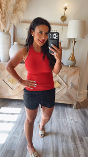 Rae Mode Black French Terry Shorts