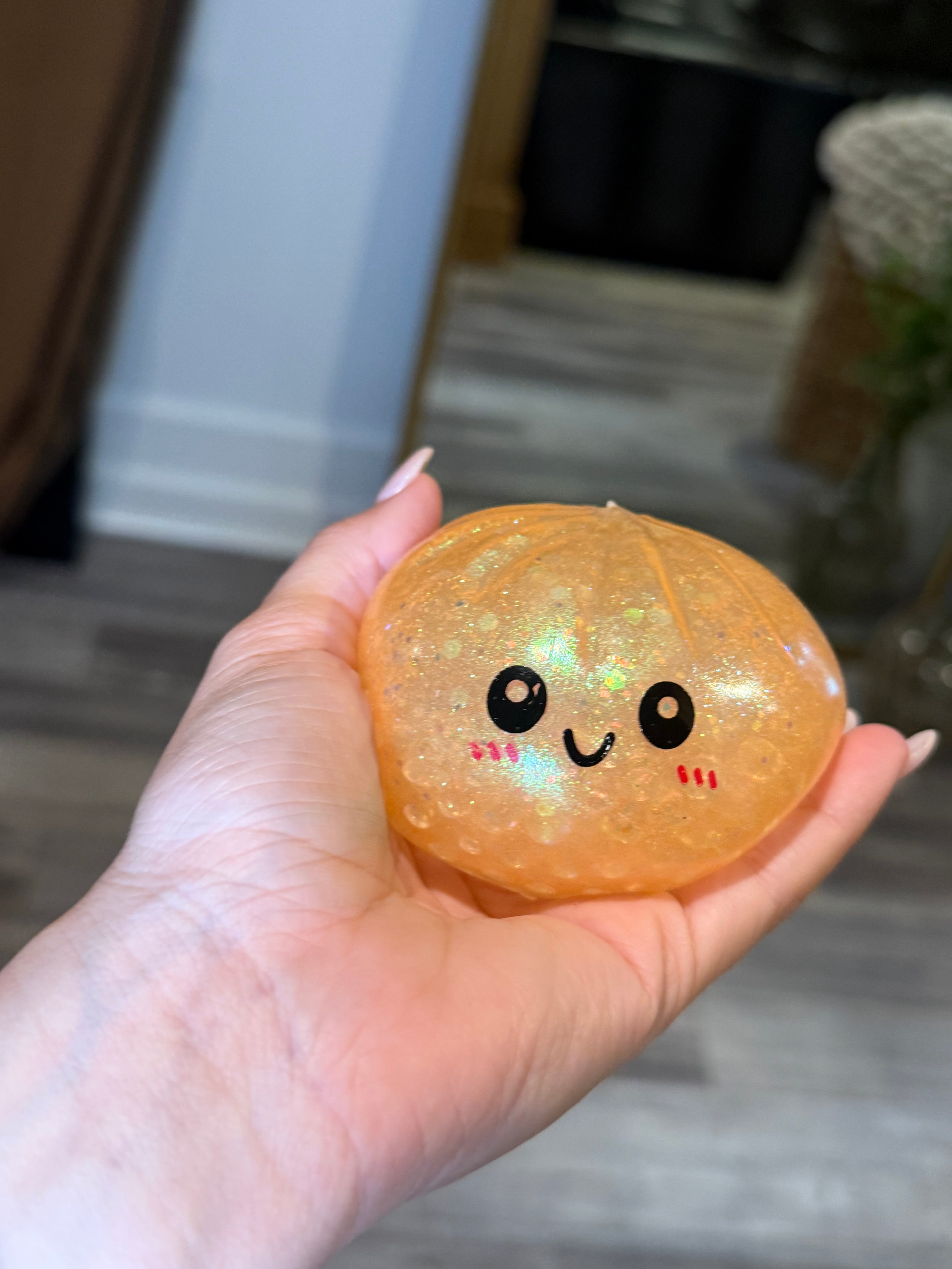 Orange Orbee Dumpling Squishy