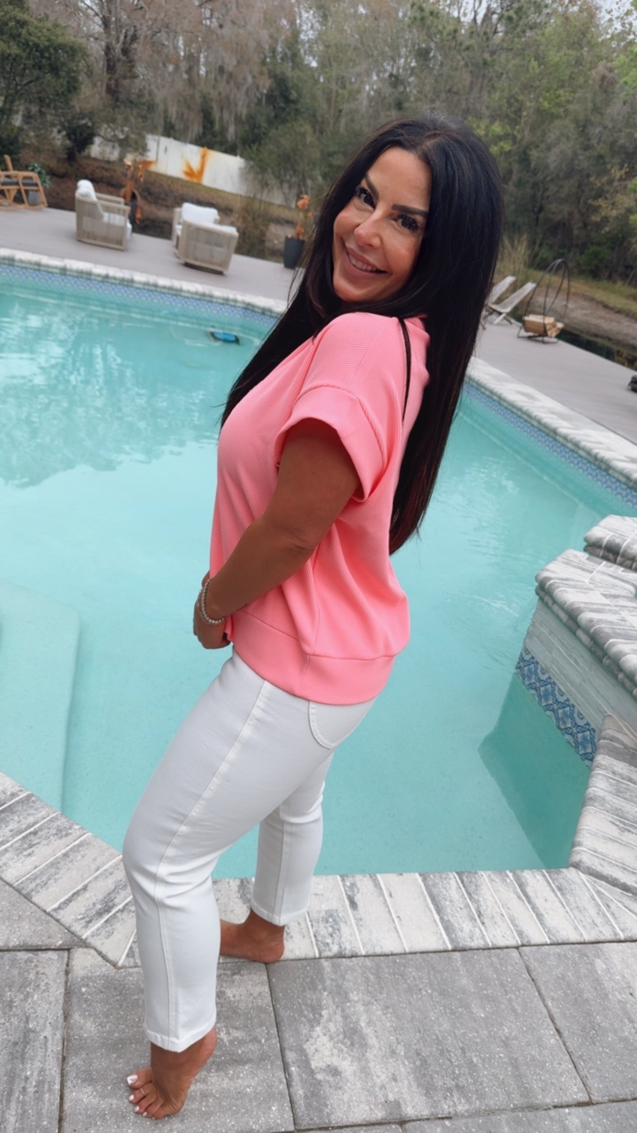 Heaven Soft Neon Pink Lightweight 1/4 Zip