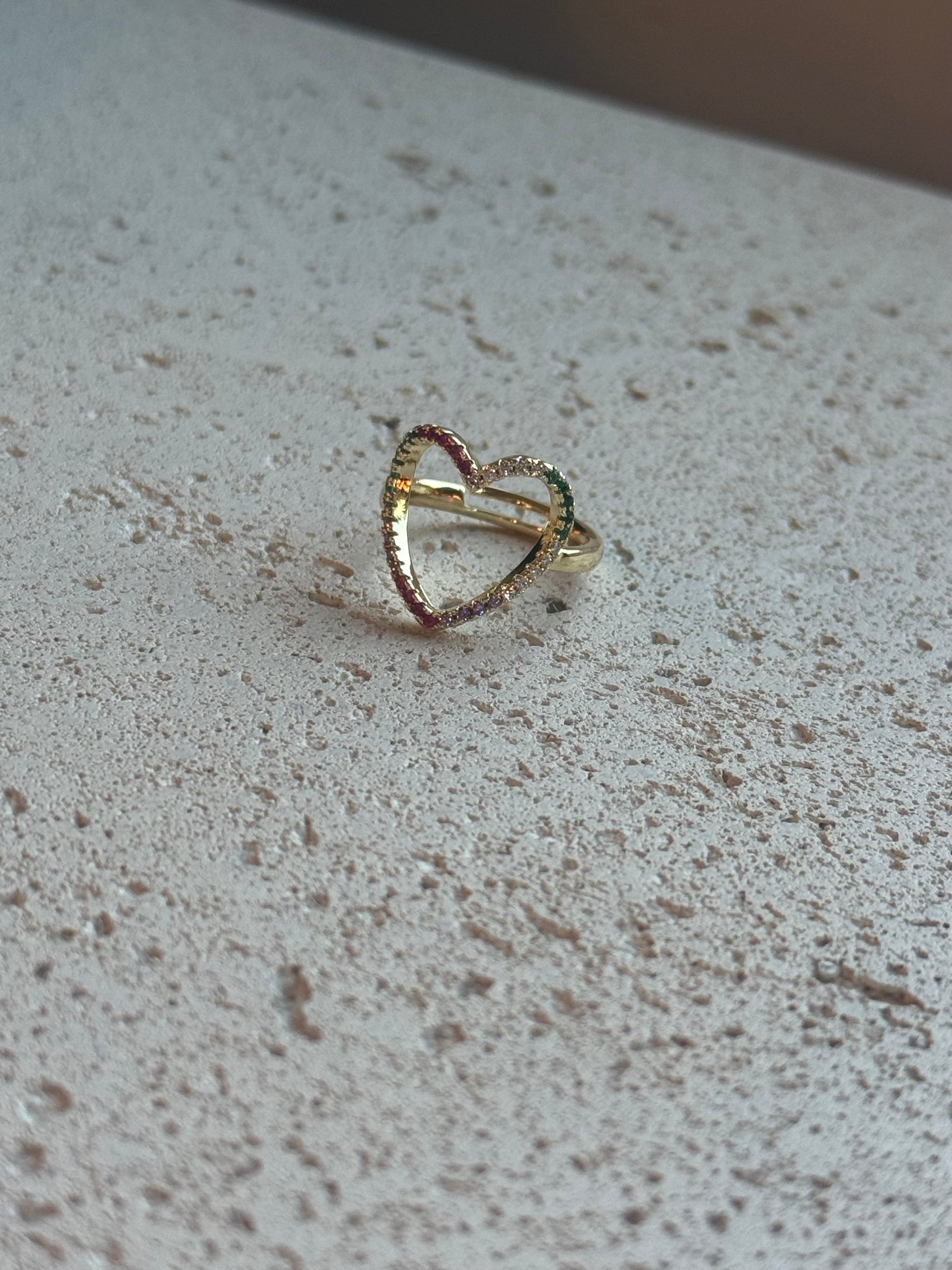 B.B.Lila Hearts Ring