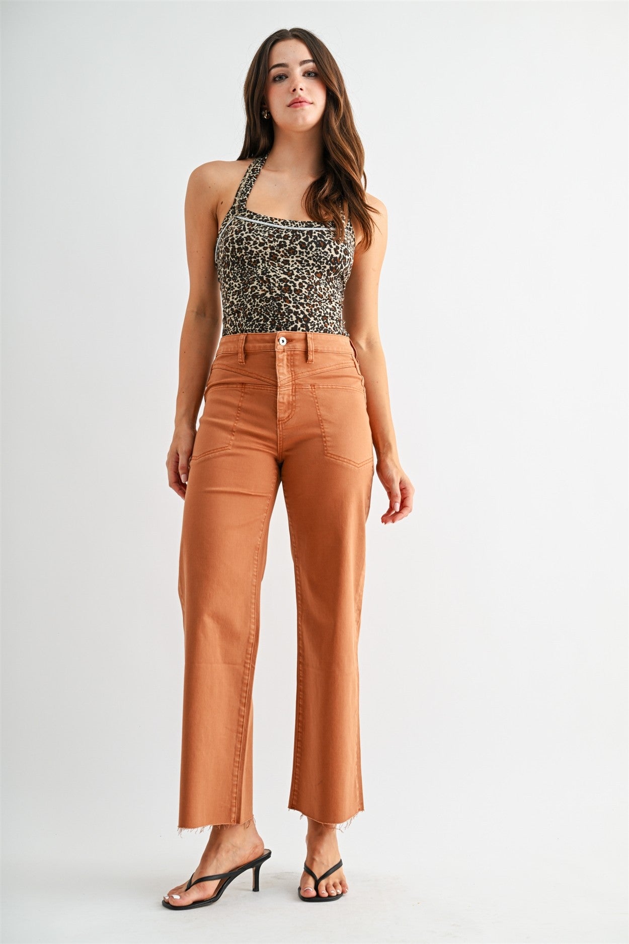Mica Denim High Rise Ankle Length Front Yoke Jeans 30a