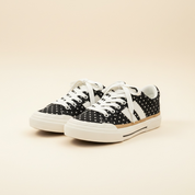 Corky Black and White Polka Dot Sneakers