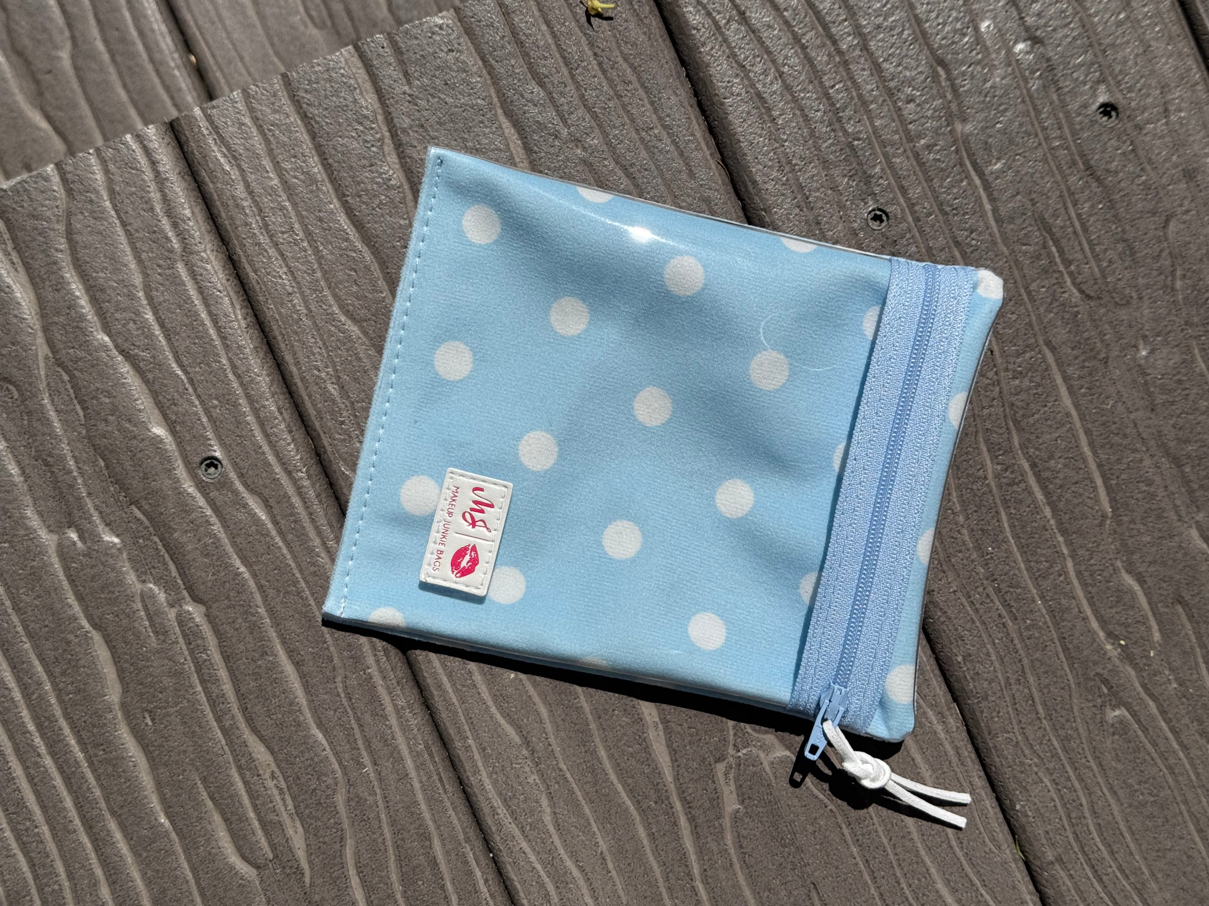 Jeaneane's Custom Make Up Junkie Bag Polka Dots