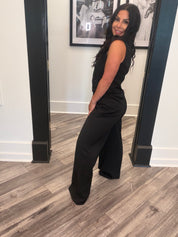 Diva Black Saprkle Vest and Pants Set