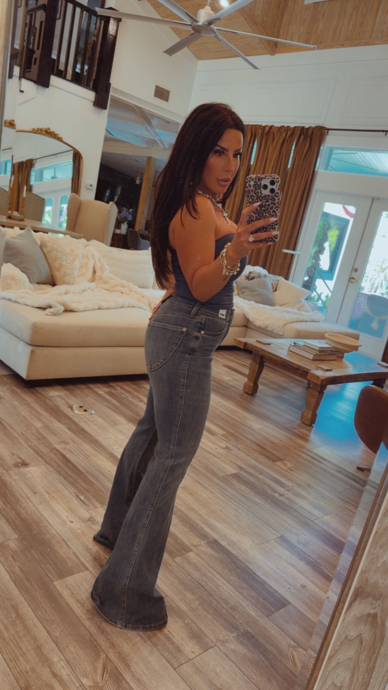 Judy Blue  Tummy Control High Rise Jaqueline Flare Jeans