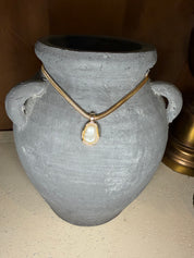 Chunky Gold Chain  And Pearl Nekclace