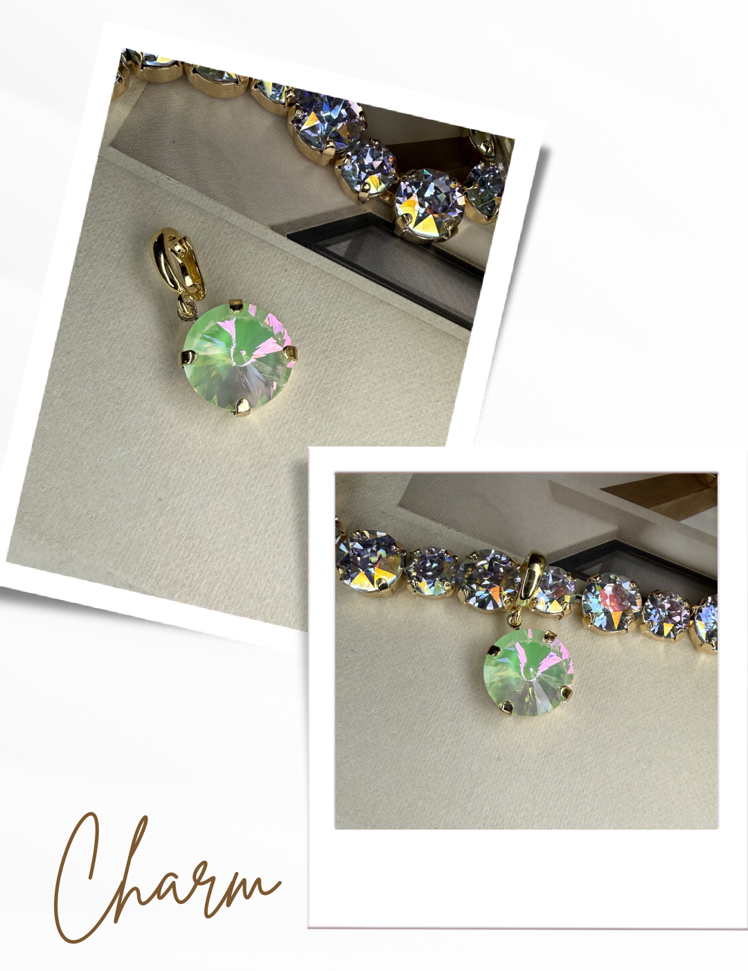 Diva Crystal Pendant 14mm Charm