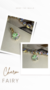Diva Crystal Pendant 14mm Charm