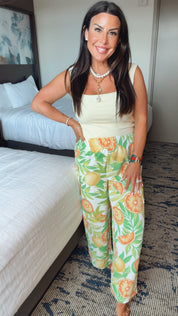 Chic Loose fit Lemon Pants