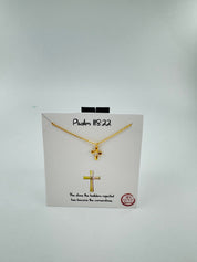 Gold and Crystal Sparkle Pendant necklace