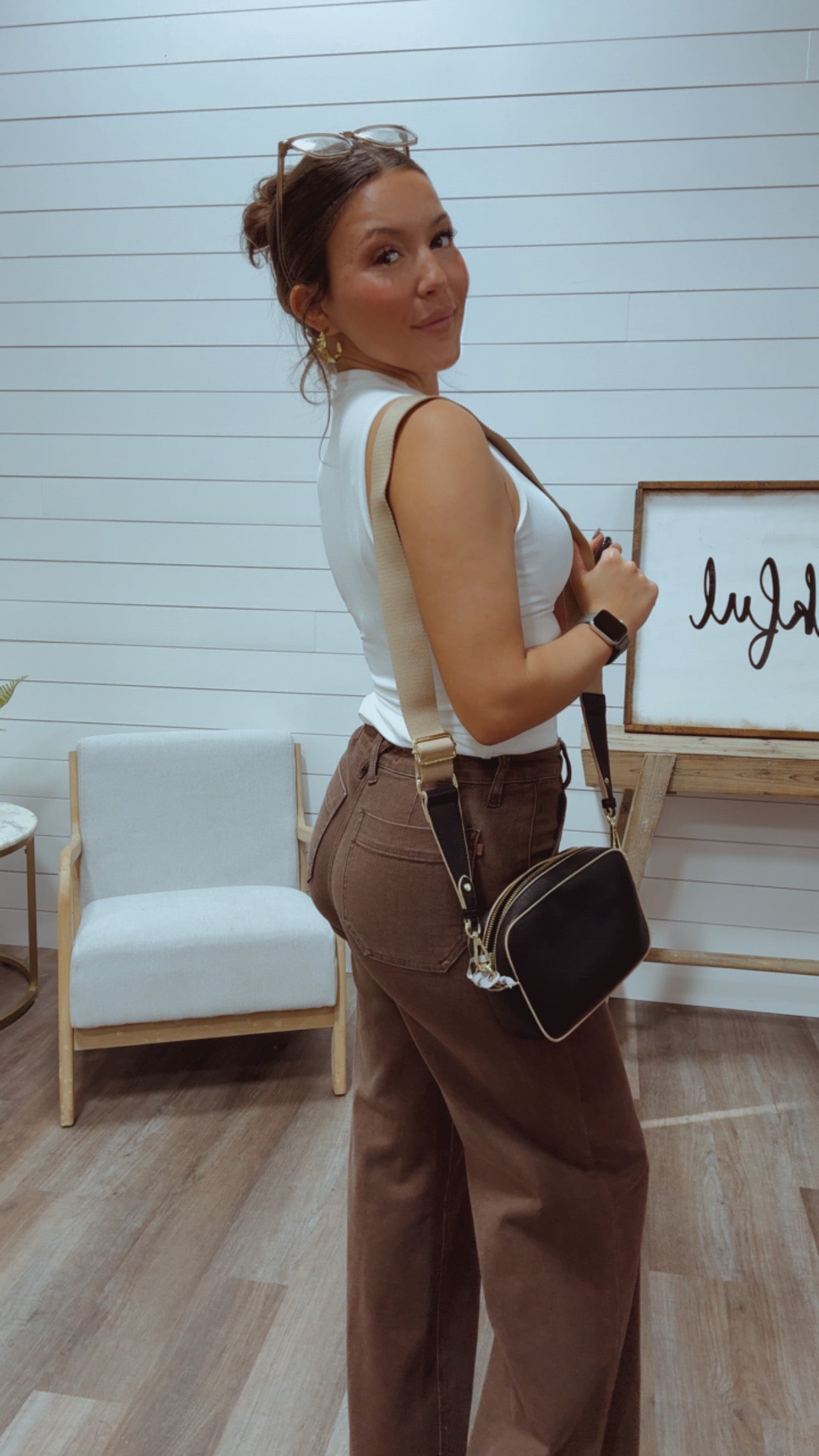 Heaven soft White High Neck Bodysuit