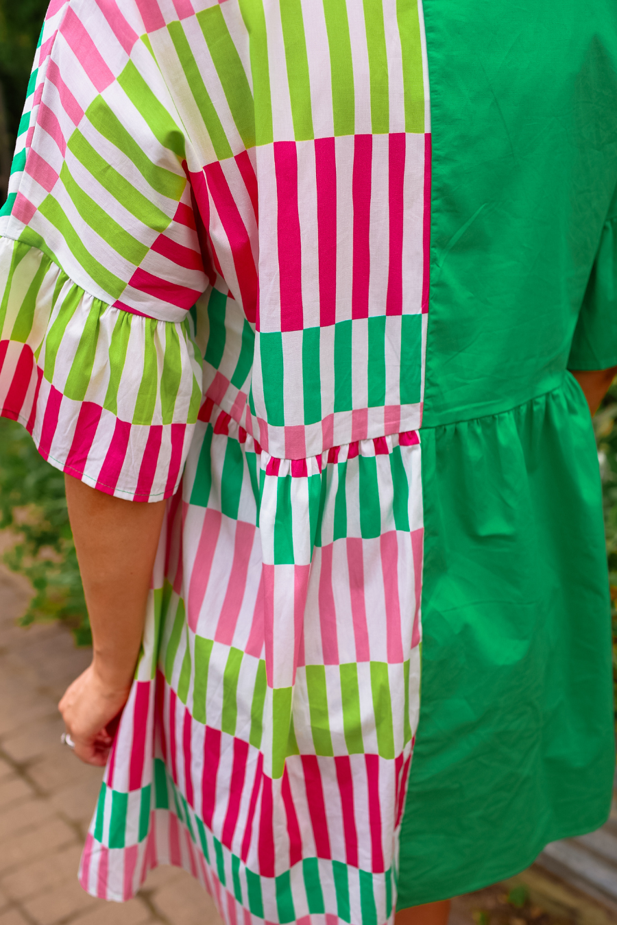 New To Town Dress, Green