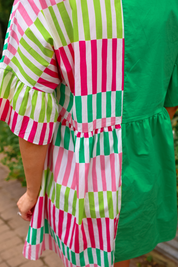 New To Town Dress, Green