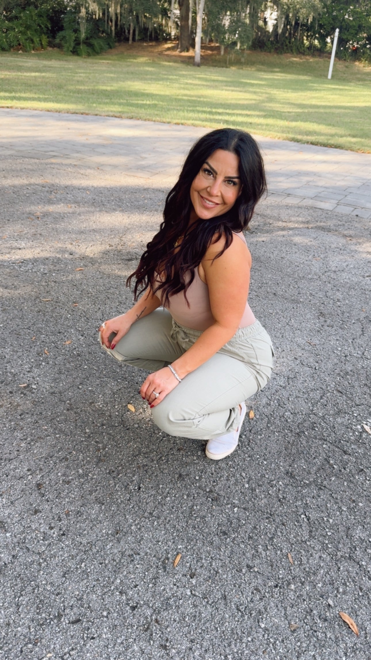 Relaxed Fit Olive Joggers