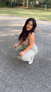 Relaxed Fit Olive Joggers