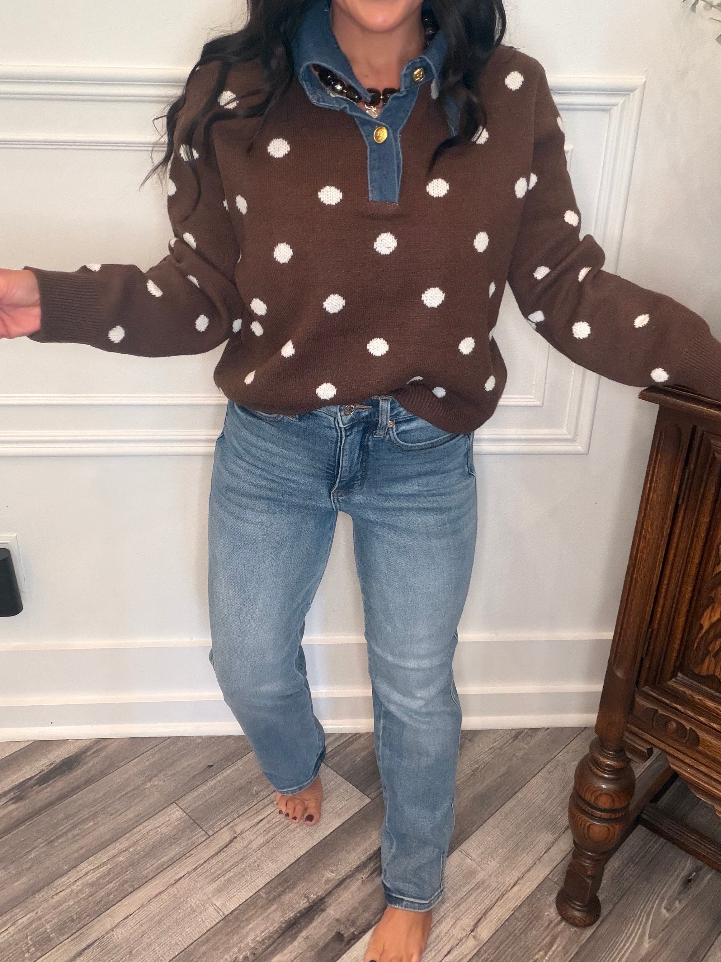 Judy Blue High Waist Tummy Control Peggy Ankle Medium Wash Straight Leg Jeans