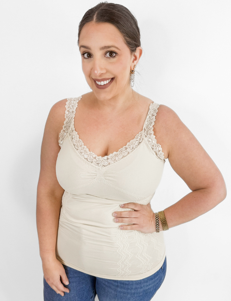 Lace Corset Cami - Curvy (DW)