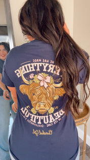 Cherished Girl He Has Made Everything Beautiful Graphic Top