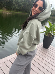Heaven Soft Light Olive Hoodie