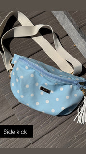 Jeaneane's Custom Make Up Junkie Bag Polka Dots