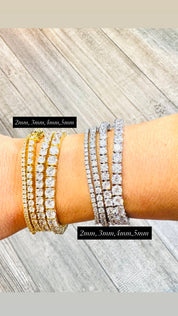 Bella Neane Gold Tennis Bracelet  4mm