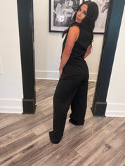 Diva Black Saprkle Vest and Pants Set