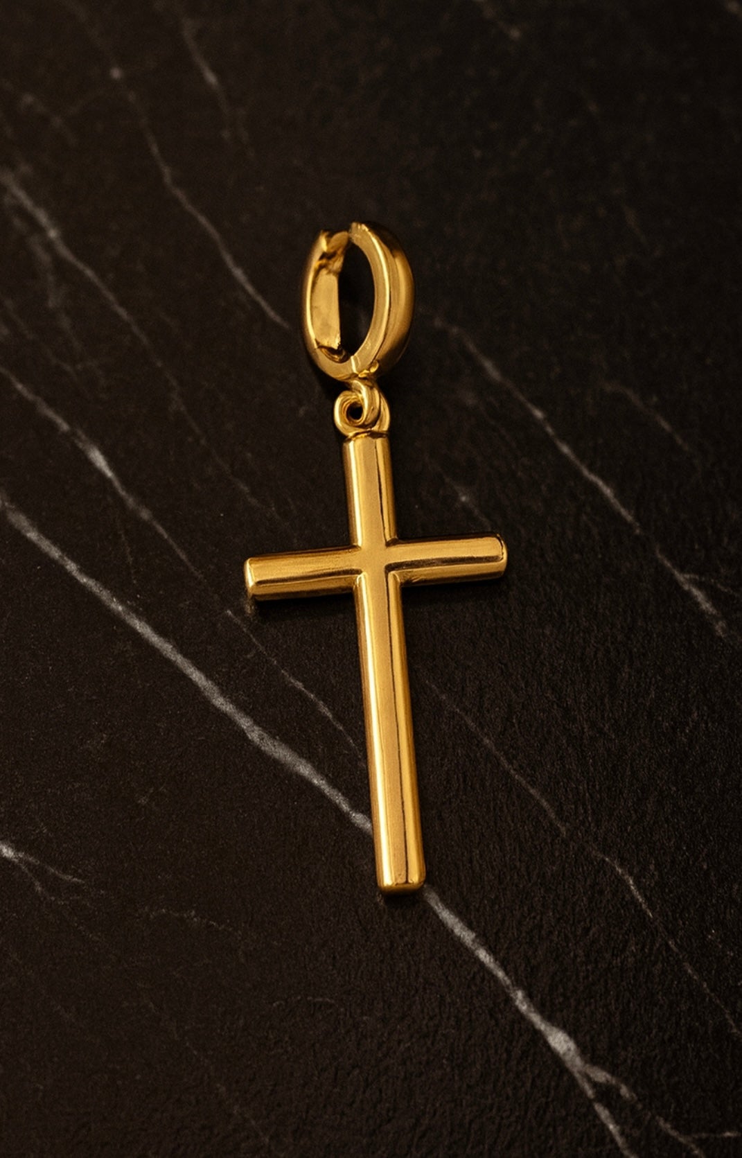Bella Neane Solid Cross Charm