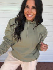 Ultra Soft Sage Long Sleeve Hoodie