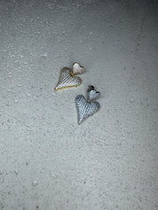 B.B.Lila Heart Hug Earrings