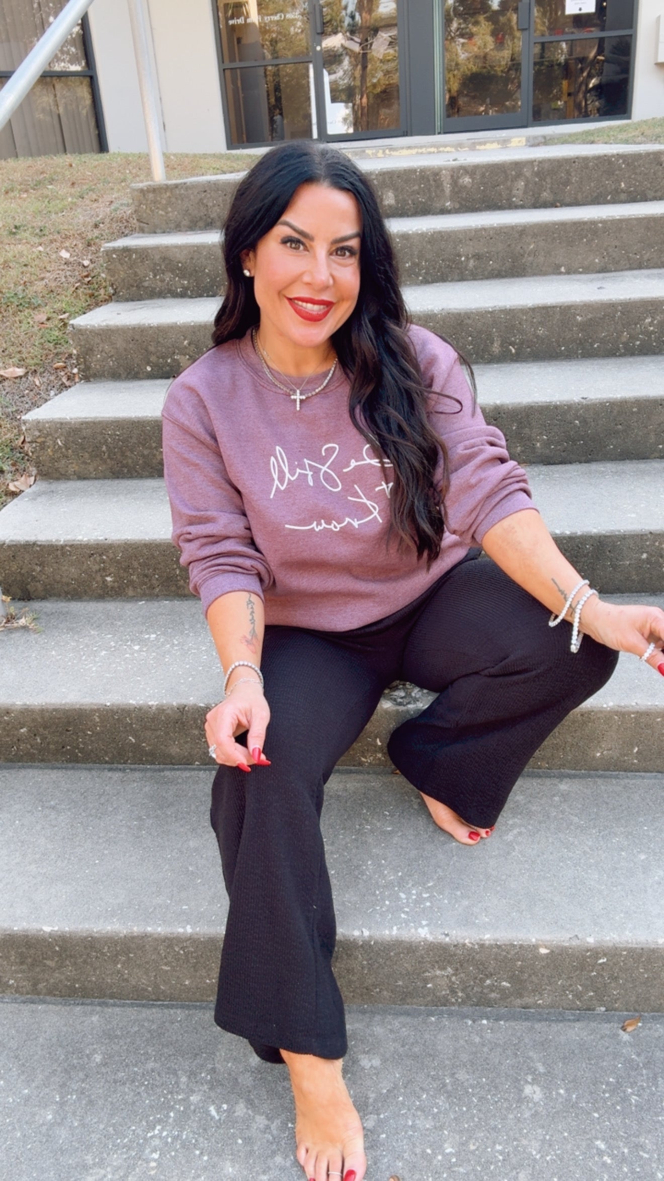 Be still and Know Graphic Crewneck