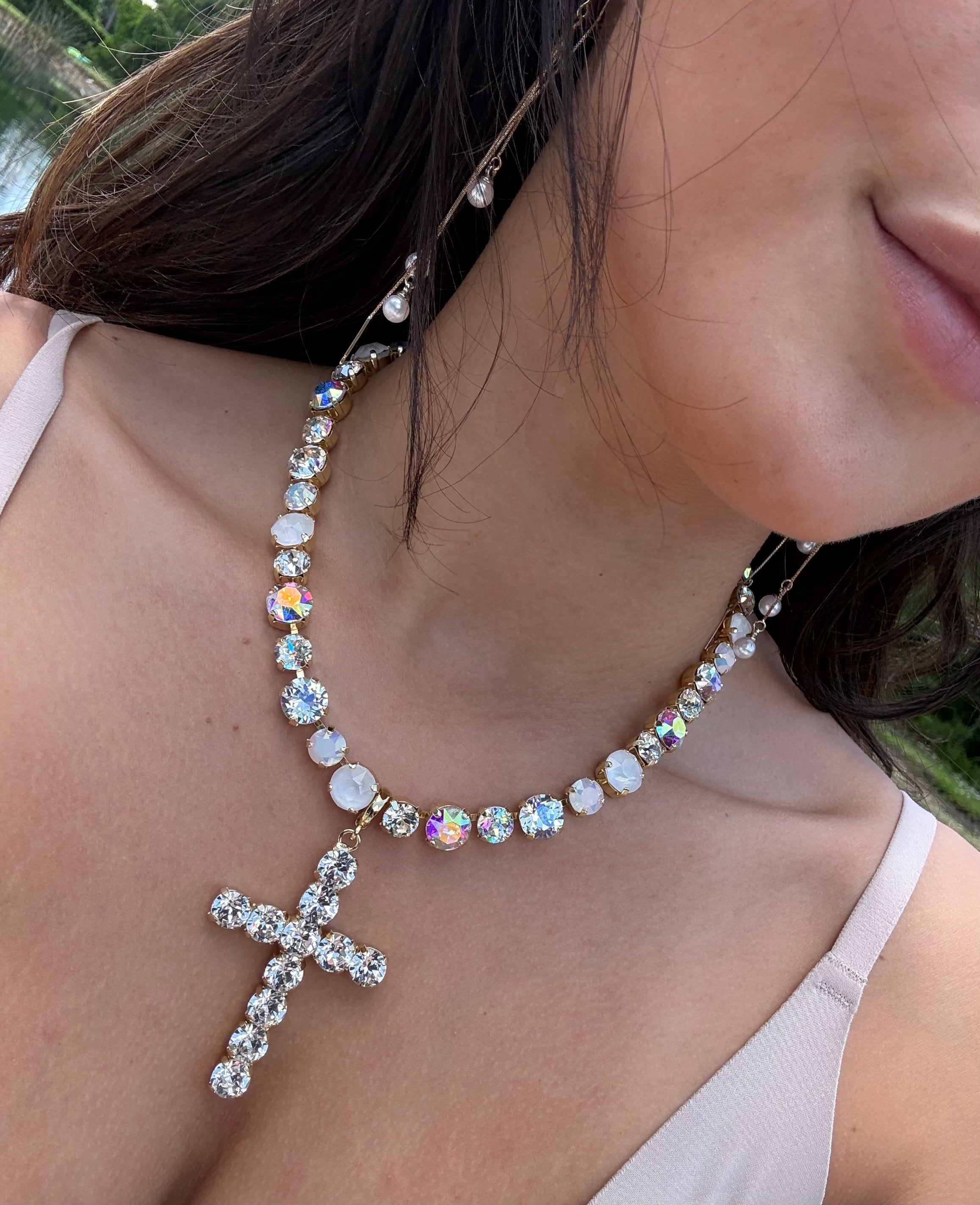 Diva Crystal Ultra Bling Necklace