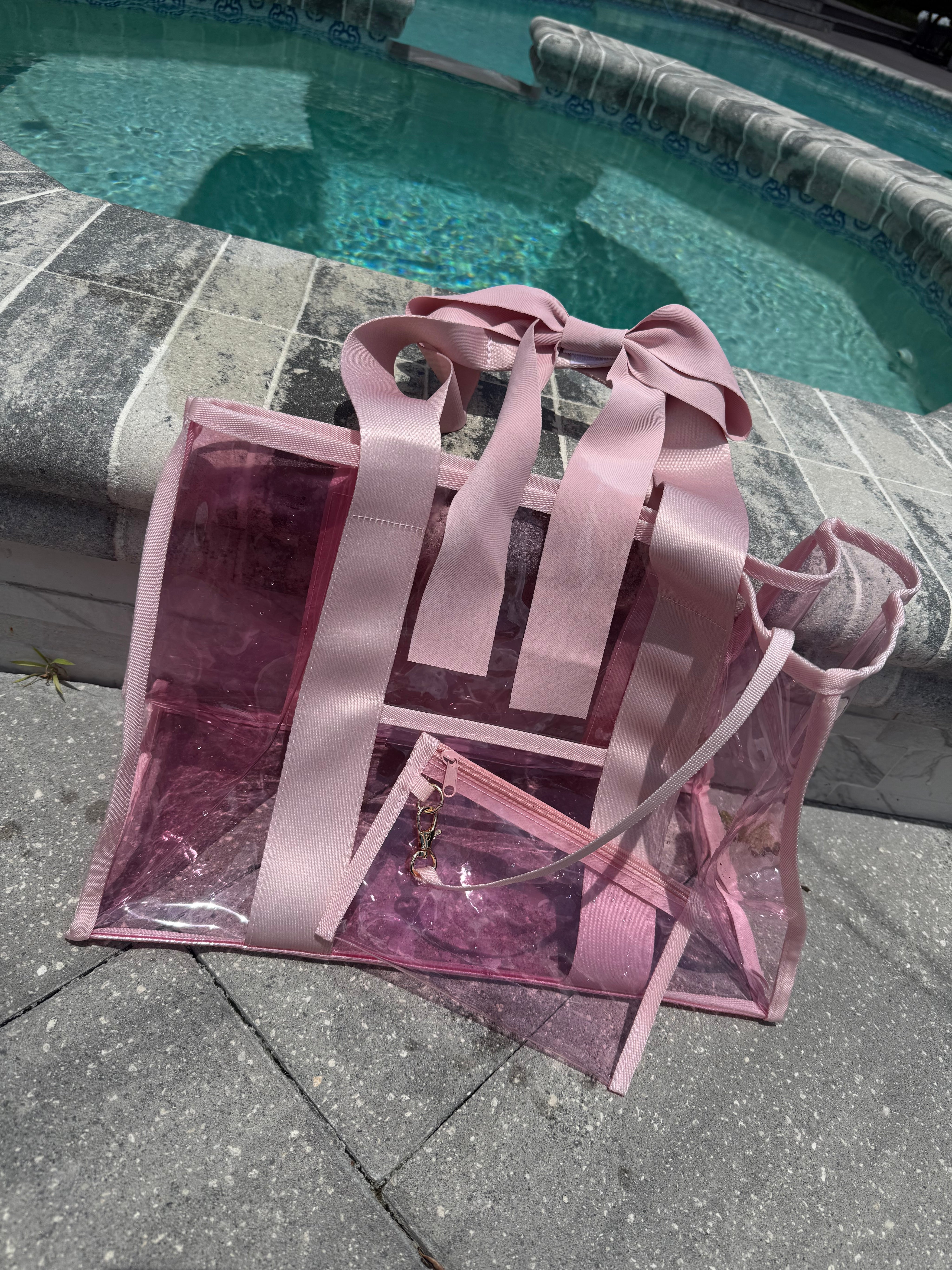 Clear Luxe Tote Bag