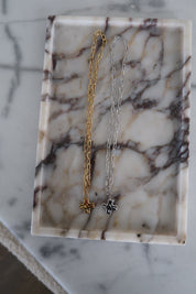 PAPERCLIP CROSS NECKLACE ￼