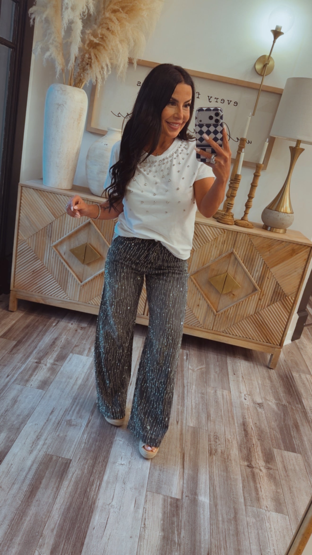 Chic Bedazzeled Diva Crystal Top