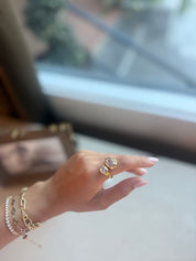 B.B.Lila Double Bling Ring