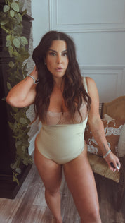 Beige Ultra Stretch Body Shaping Bodysuit