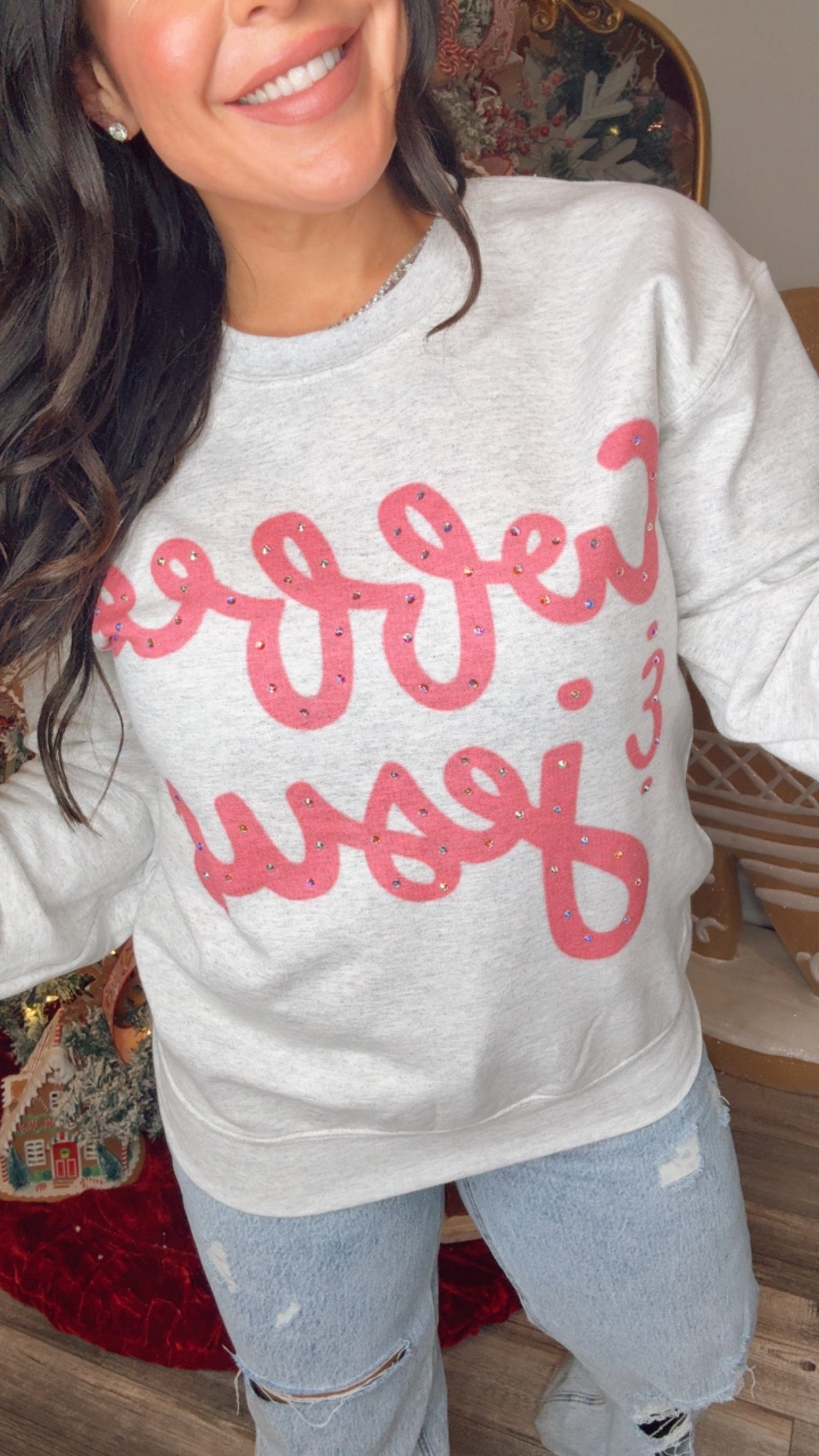 Coffee And Jesus Crystalized Crewneck