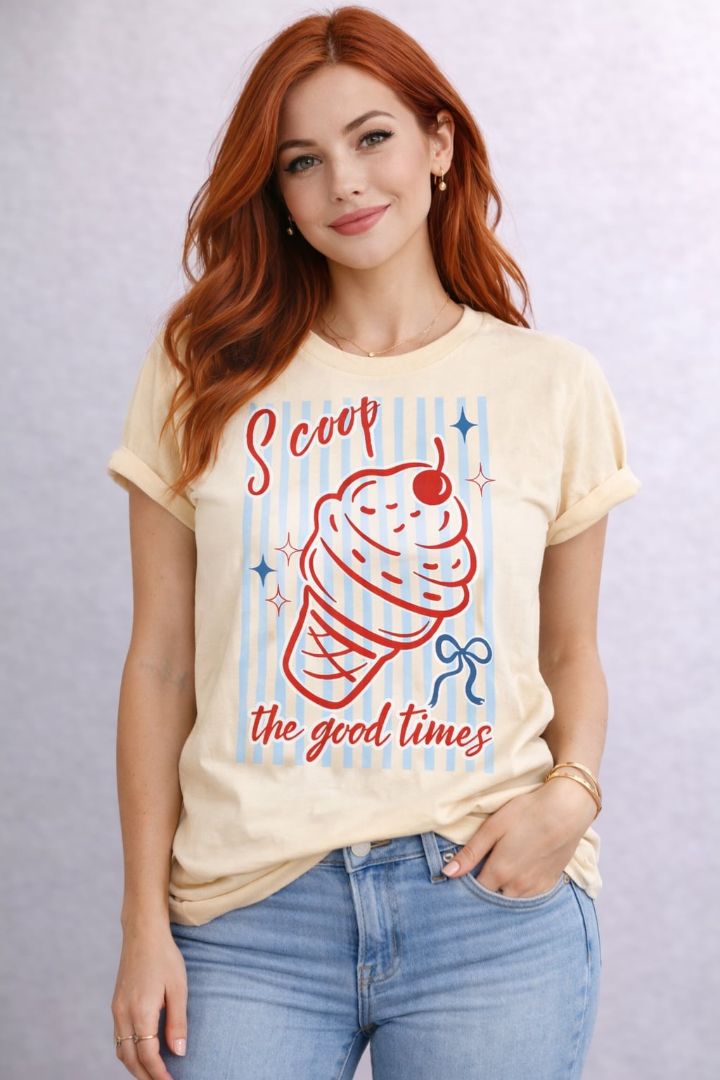 Scoop The Good Times Graphic Tee