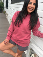 Barn Red Ultra Soft Loose Fit Crewneck