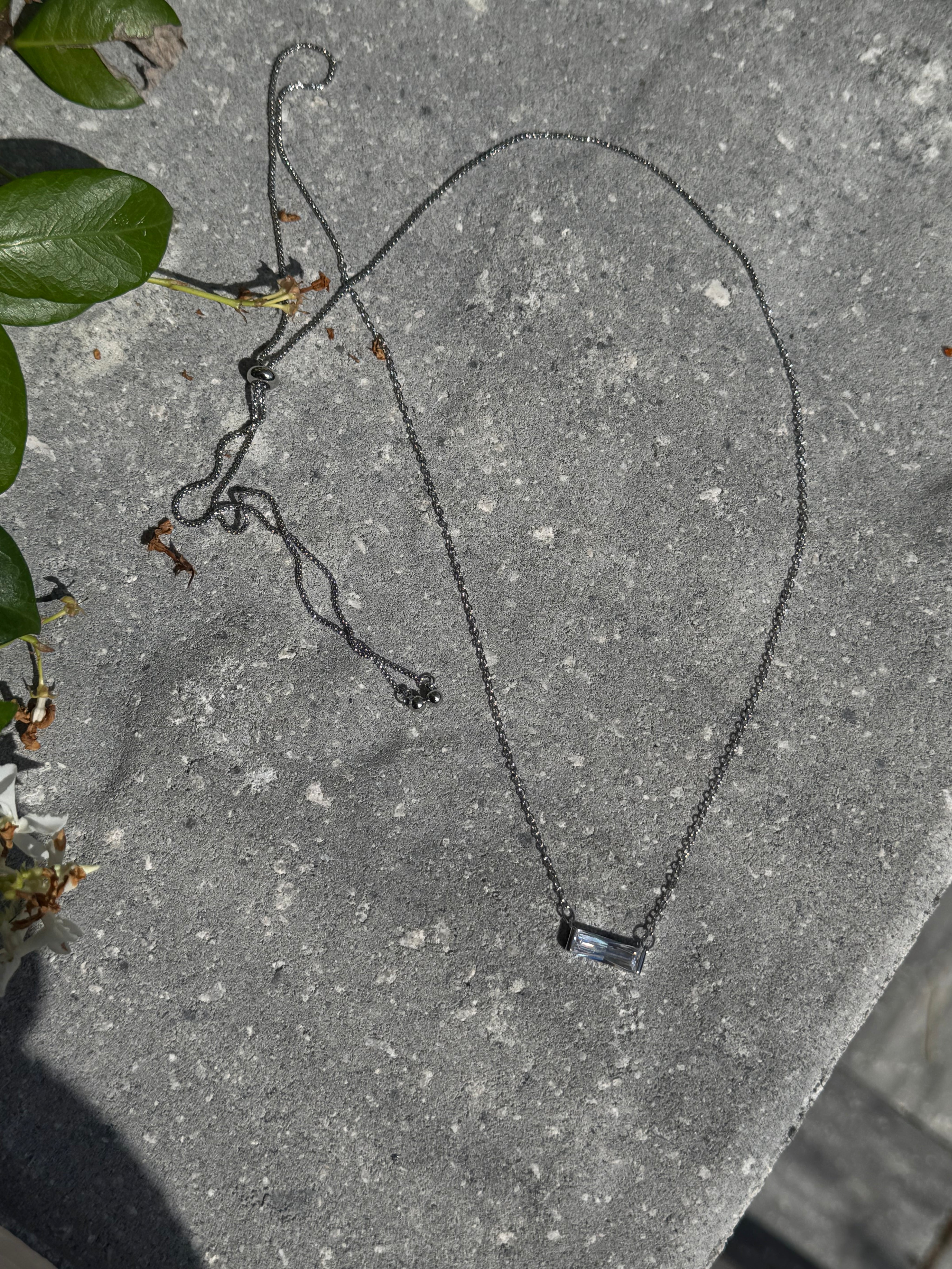 Layers Diva Crystal Pendant Necklace
